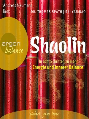 cover image of Shaolin--In acht Schritten zu mehr Energie und innerer Balance